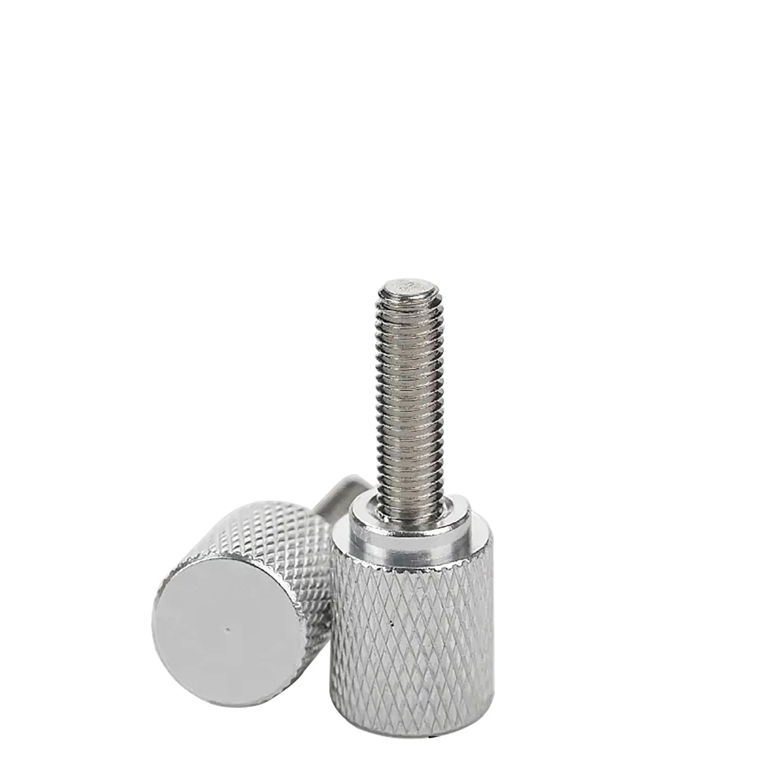 M4 Knurled Thumb Screws,Aluminium Alloy Head & Stainless Steel Stud,6-100mm Bolt