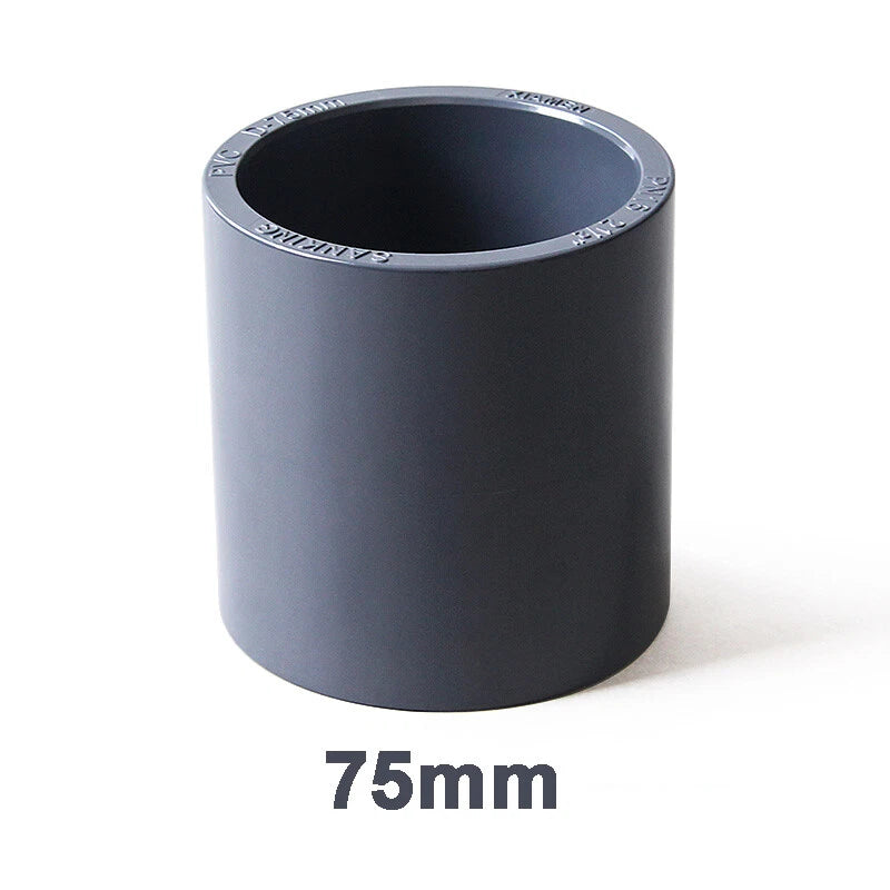 PVC Rohr 20mm bis 200mm Klebe Fittings Verbinder Muffe Klebefitting Klebemuffe