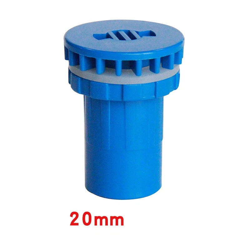 PVC Klebefitting Aquarium Fish Tank Wasser Rohr Fittings Stecker 3 Farbe 20~50mm