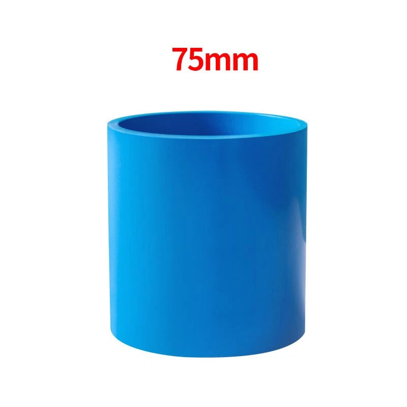 PVC Blau Muffe Rohr Gerade Fitting Klebefittings Rohrverbinder Montage Ø20~160mm