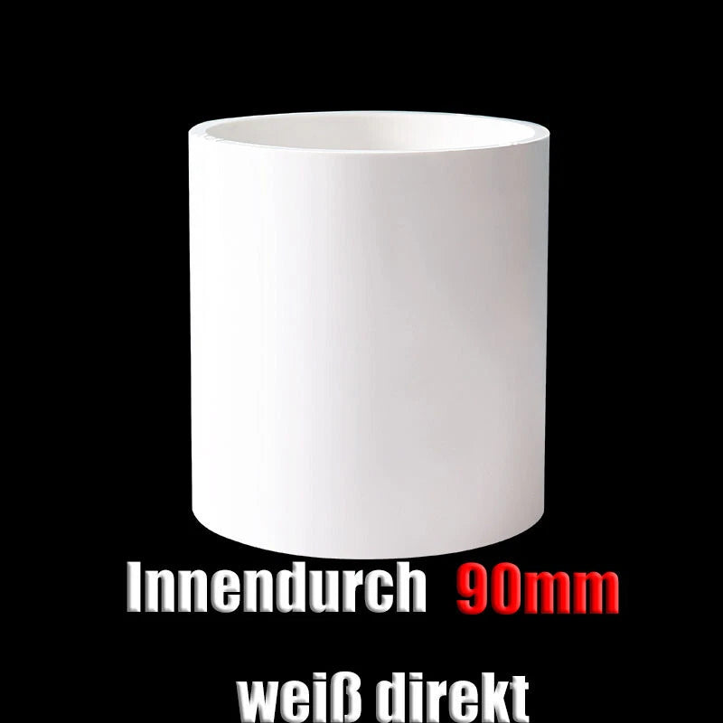 PVC Muffe Rohr Gerade Fitting Klebefittings ø20mm Bis 200mm Rohrverbinder Weiß