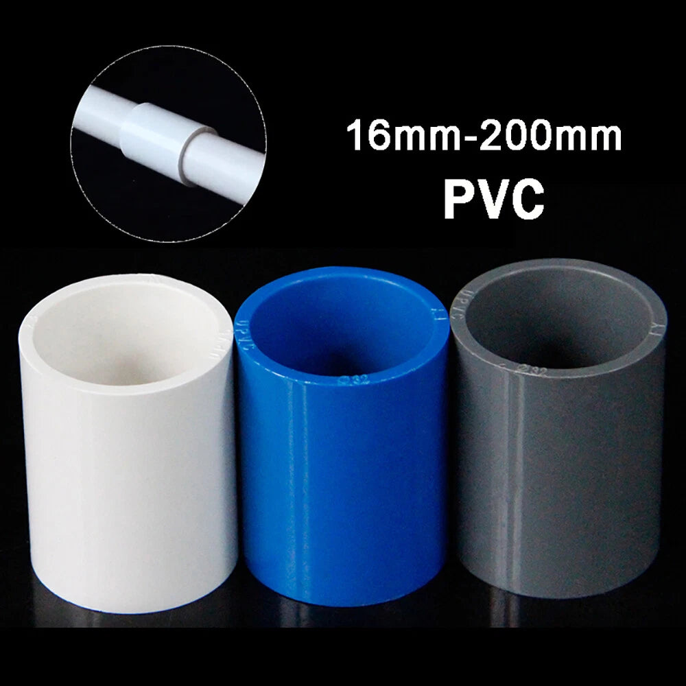 PVC-U PVC Klebe Fittings Verbinder Muffe Verschraubung Klebemuffe 16mm-125mm