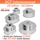 GT2 Zahnrad 2GT 28-58 Zähne Riemenscheibe Breite 11mm Pulley für CNC 3D-Drucker
