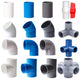 PVC Klebe Fittings Verbinder Bogen Nippel Winkel Hahn Rohr 16 mm Bis 200 mm