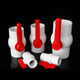 Weiß PVC Kugelhahn Kugel Ventil Innengewinde Muffen Fittings Pond 20-160mm