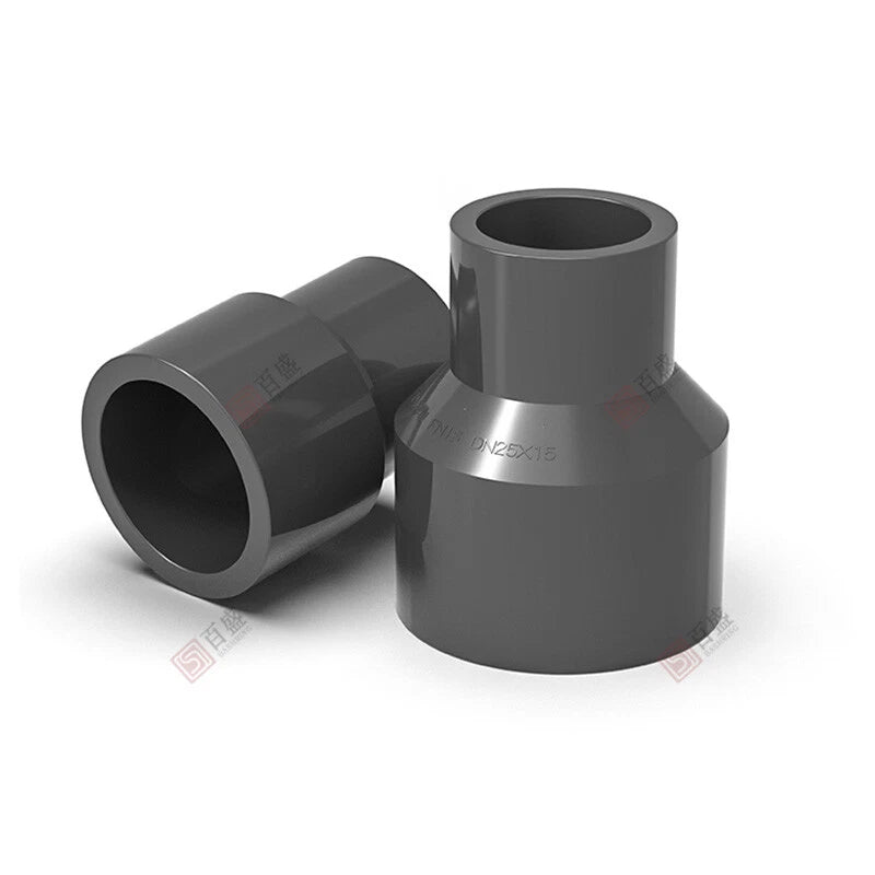 PVC Reduzierstück Muffe Rohr Fitting Klebefittings Lang Konisch I.D 20mm-140mm