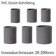 Grau PVC Muffe Rohr Gerade Fitting Klebefittings Rohrverbinder Montage Ø20-200mm