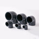90° PVC Grau Winkel Klebe Fittings Rohr Muffe Rohrverbinder Inner Dur:20mm~200mm