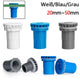 PVC Klebefitting Aquarium Fish Tank Wasser Rohr Fittings Stecker 3 Farbe 20~50mm