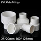 PVC Weiß Reduzierstück Muffe Rohr Fitting Klebefittings Ø25*20mm~Ø160*125mm