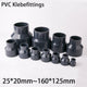 Grau PVC Reduzierstück Muffe Rohr Fitting Klebefittings Ø25*20mm-160*125mm
