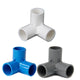 PVC 3 Wege Winkel Rohr Fittinge 20 mm-50 mm Adapter Verbinder Klebefittings