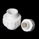 PVC Klebe Fittings Verschraubung Verbinder Muffe PN 10 Bar Innen-Ø 20-110mm Weiß