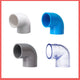 PVC Klebe Fittings Verbinder Bogen Nippel 90° Winkel Winkel Hahn Rohr 16mm-200mm