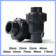 UPVC PVC Rückschlagventil Innen Ø 25 32 40 50 63 75 90 110 mm Rohr Klebefittings