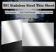 301 Stainless Steel Sheet  Plate Metal Sheet  Foil Sheet Fine Plate Strip Steel