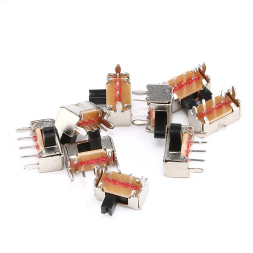 Mini Slide Switch On/Off 2-Position 3-Pin PCB Mount, 3mm Handle (SK12D07VG3)