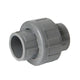 PVC Klebe Fittings Verschraubung Verbinder Muffe PN 10 Bar Innen-Ø 20-110mm Grau