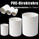 Weiß PVC Muffe Rohr Gerade Fitting Klebefittings Rohrverbinder ID 16mm Bis 160mm