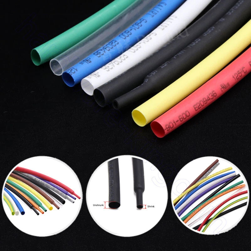 3.5mm Heat Shrink Tubing 2:1 Ratio — Electrical Wire Sleeving