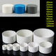 20mm - 200mm PVC Rohr-Fittings Endkappe Endstecker Deckel Stopfen Weiß Grau Blau