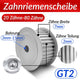 GT2 20-80 Zähne Zahnrad-Pulley Drucker Riemenscheibe ,Breite 7mm ,3D-Drucker