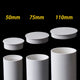 50 75 110mm PVC Rohr-Fittings Endkappe Deckel Abflussrohr Kappe Weiß Formstücke