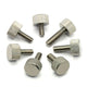 M2–M6 Stainless Steel Knurled Thumb Screws — Cylinder Head Hand Grip Knob Bolts
