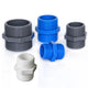 1 2 Zoll - 2 Zoll PVC Doppelnippel Außengewinde x Außengewinde PVC Rohrfittings