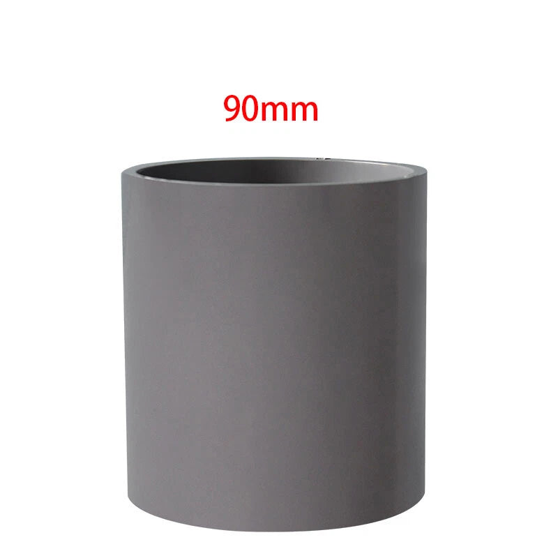 Grau PVC Muffe Rohr Gerade Fitting Klebefittings Rohrverbinder Montage Ø20-200mm