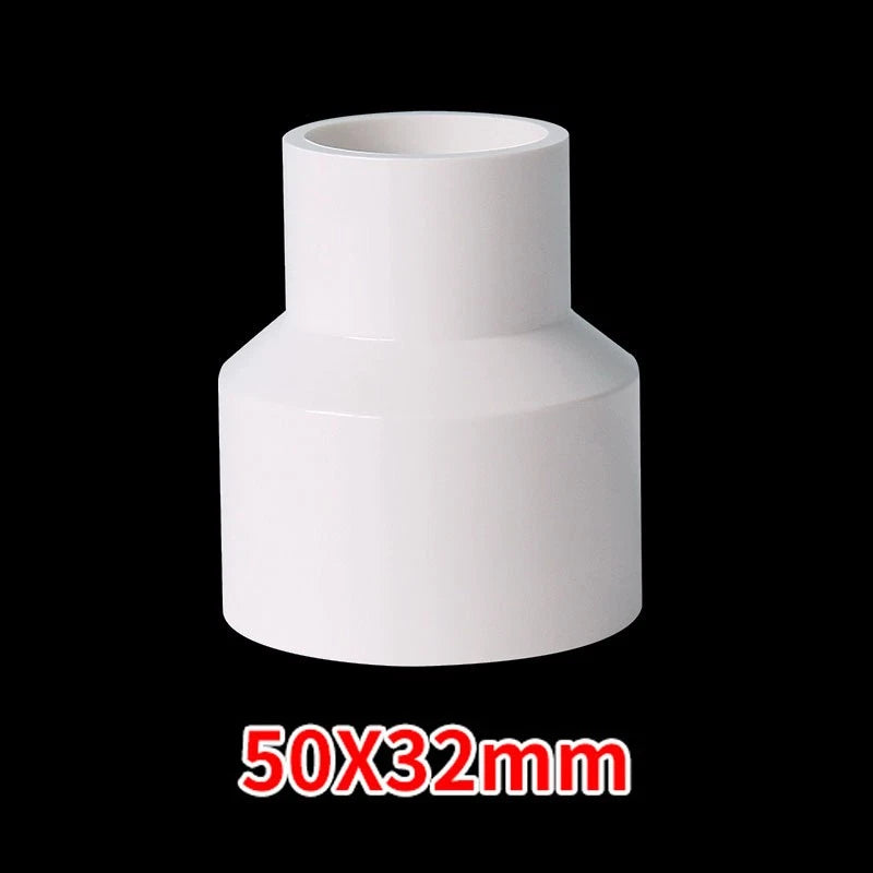 PVC Weiß Reduzierstück Muffe Rohr Fitting Klebefittings Ø25*20mm~Ø160*125mm