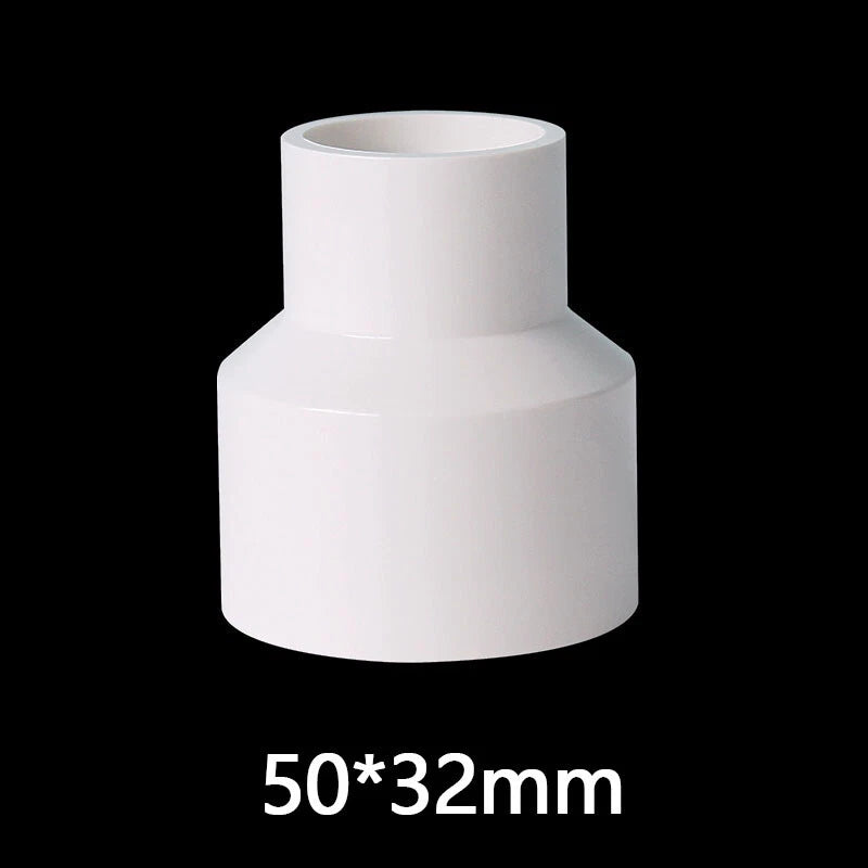 PVC Weiß Reduzierstück Muffe Rohr Fittings Verbinder Klebefittings 20mm~160mm