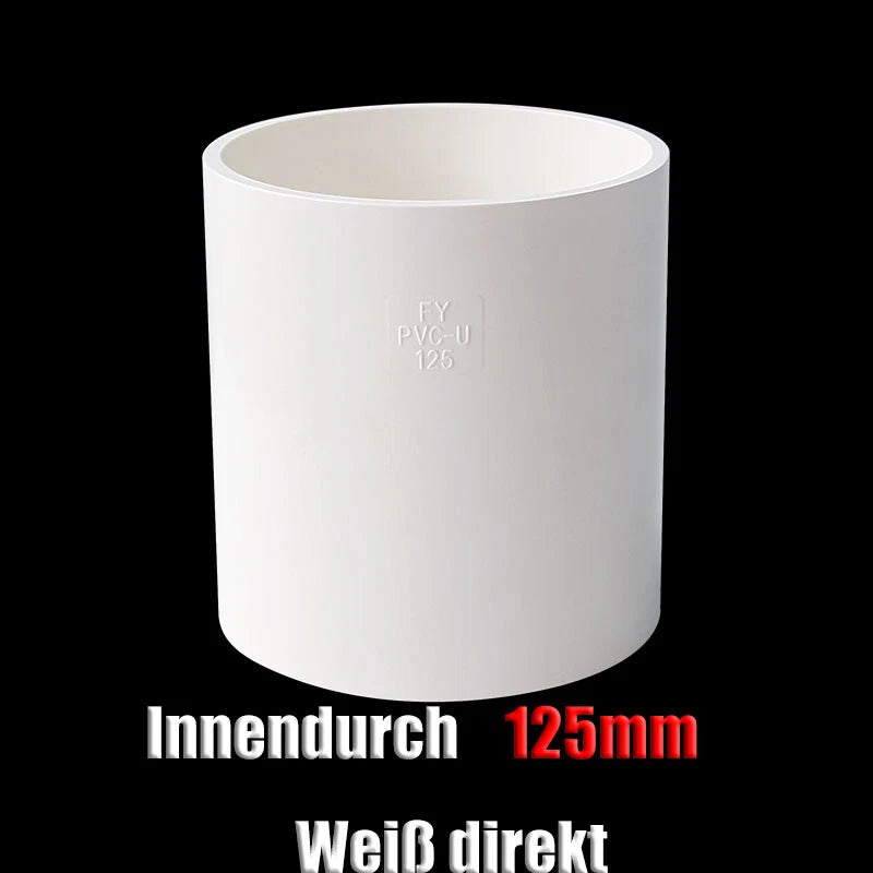 PVC Muffe Rohr Gerade Fitting Klebefittings ø20mm Bis 200mm Rohrverbinder Weiß
