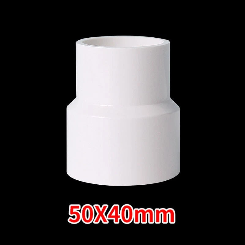 PVC Weiß Reduzierstück Muffe Rohr Fitting Klebefittings Ø25*20mm~Ø160*125mm