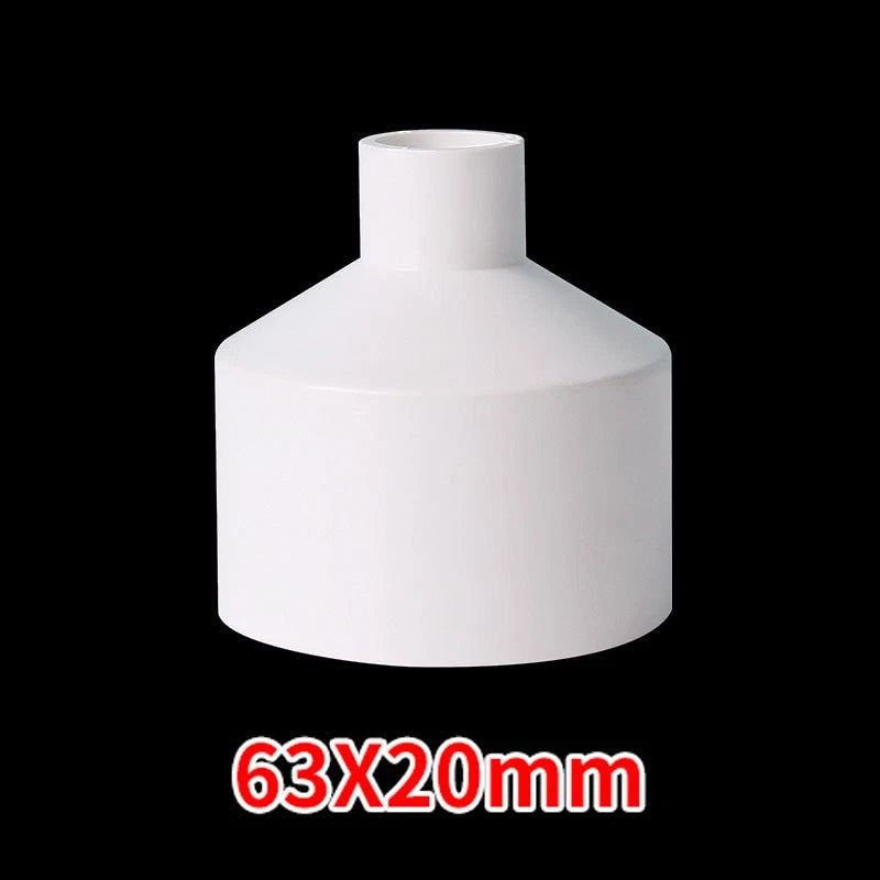 PVC Weiß Reduzierstück Muffe Rohr Fitting Klebefittings Ø25*20mm~Ø160*125mm