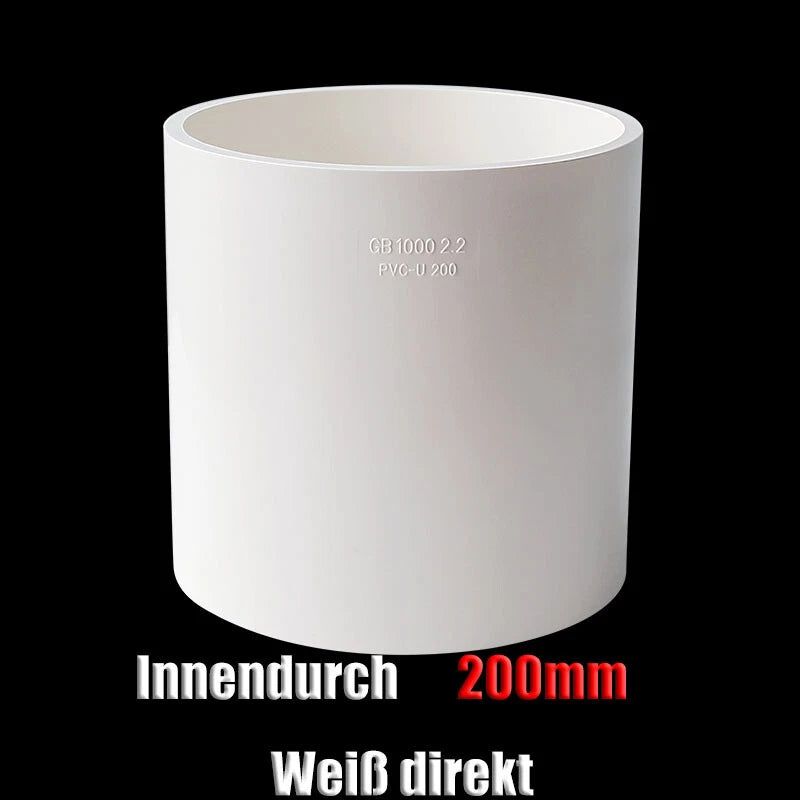 PVC Muffe Rohr Gerade Fitting Klebefittings ø20mm Bis 200mm Rohrverbinder Weiß