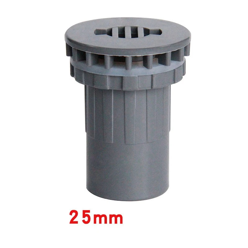 PVC Klebefitting Aquarium Fish Tank Wasser Rohr Fittings Stecker 3 Farbe 20~50mm