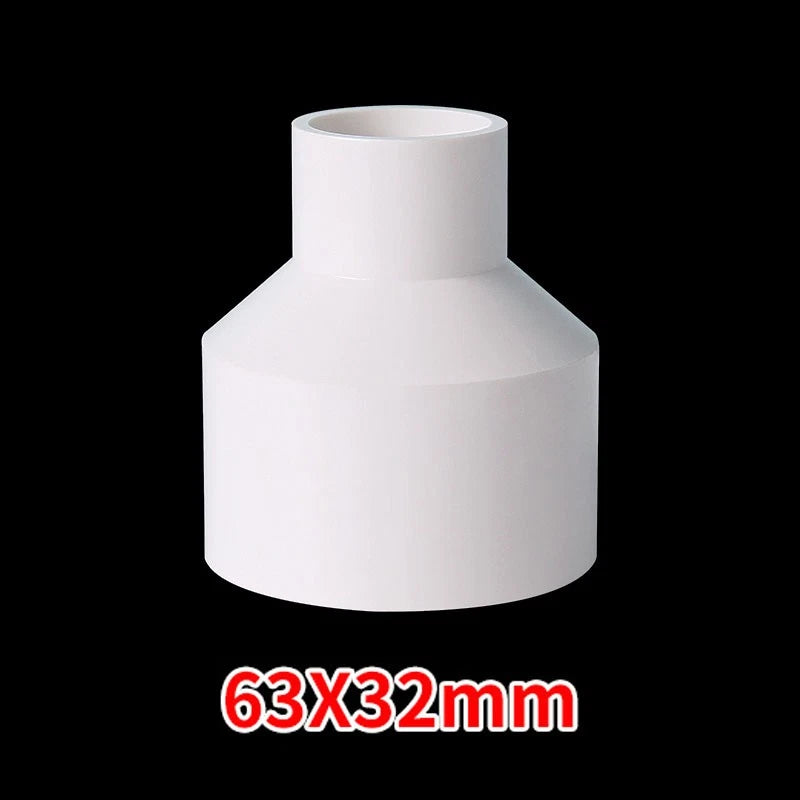 PVC Weiß Reduzierstück Muffe Rohr Fitting Klebefittings Ø25*20mm~Ø160*125mm