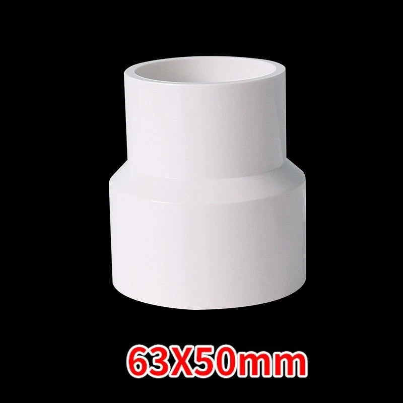 PVC Weiß Reduzierstück Muffe Rohr Fitting Klebefittings Ø25*20mm~Ø160*125mm