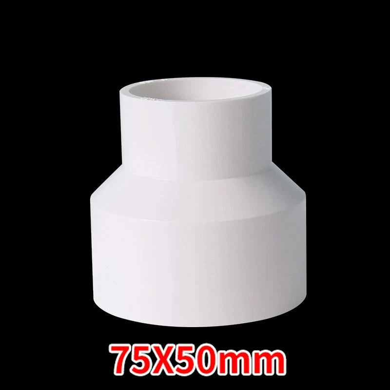 PVC Weiß Reduzierstück Muffe Rohr Fitting Klebefittings Ø25*20mm~Ø160*125mm