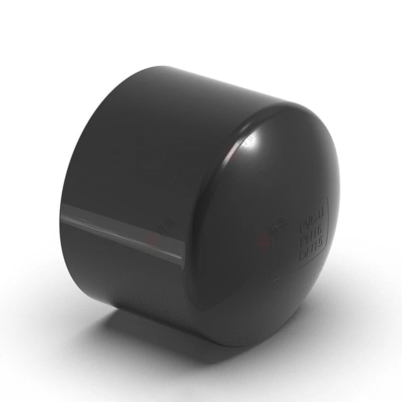 20mm-160mm PVC UPVC Rohr-Fittings Endkappe Endstecker Deckel Stopfen Dunkelgrau