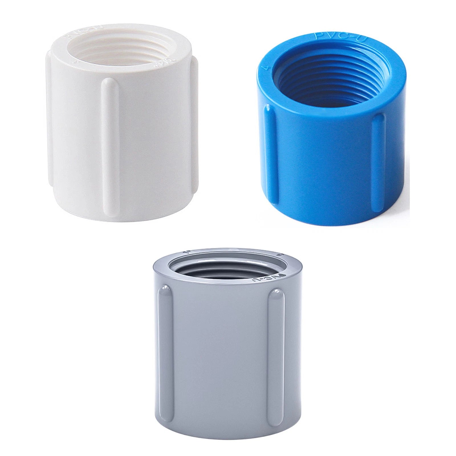 16 20 25 32-110mm PVC Fittings Aquarium Pool Verrohrung Rohr Winkel Muffe T-St