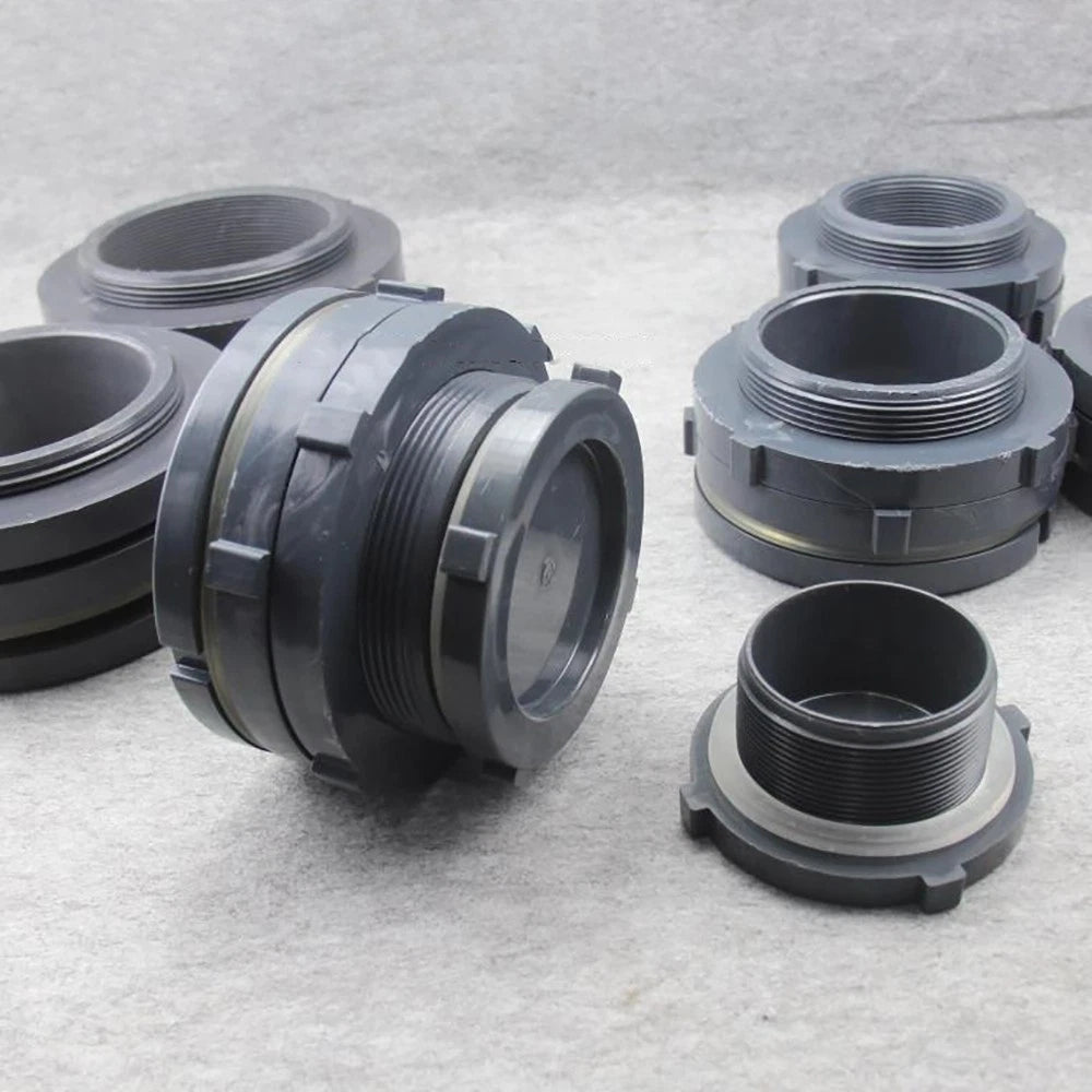 PVC Wassertank Adapter Klebefitting Gewindefittings Verschraubung Muffe 75-110mm