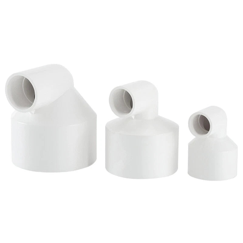PVC Winkel 90 Grad 25*20mm ~ 110*90mm Klebemuffe Fittings PN16 - Reduzierwinkel