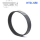 HTD 5M Timing Belt 25mm Wide — Rubber Closed Loop Synchronous Drive Belt