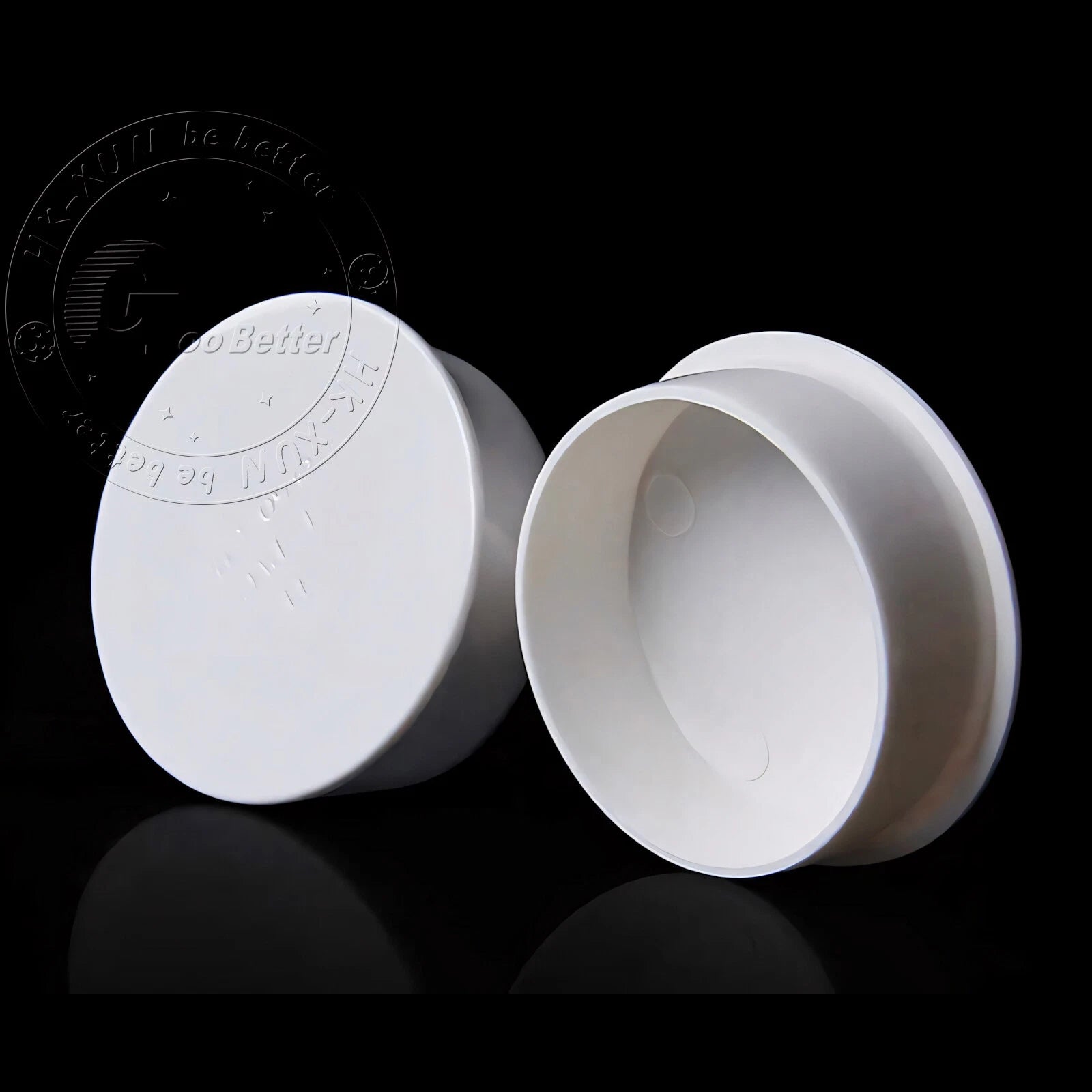 Ø 50 | 75 | 110 | 160mm PVC Rohr-Fittings Endkappe Deckel Abflussrohr Kappe Weiß