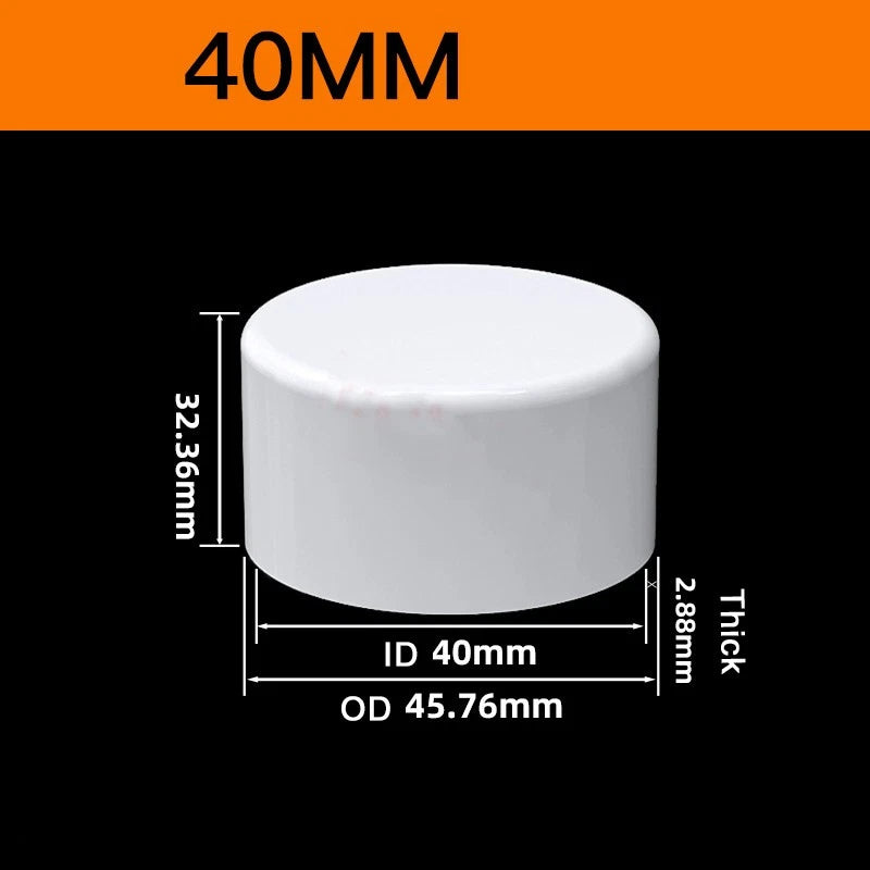White PVC Pipe Fittings for Aquariums — Straight, Elbow, T-Piece, Ball Valve & More