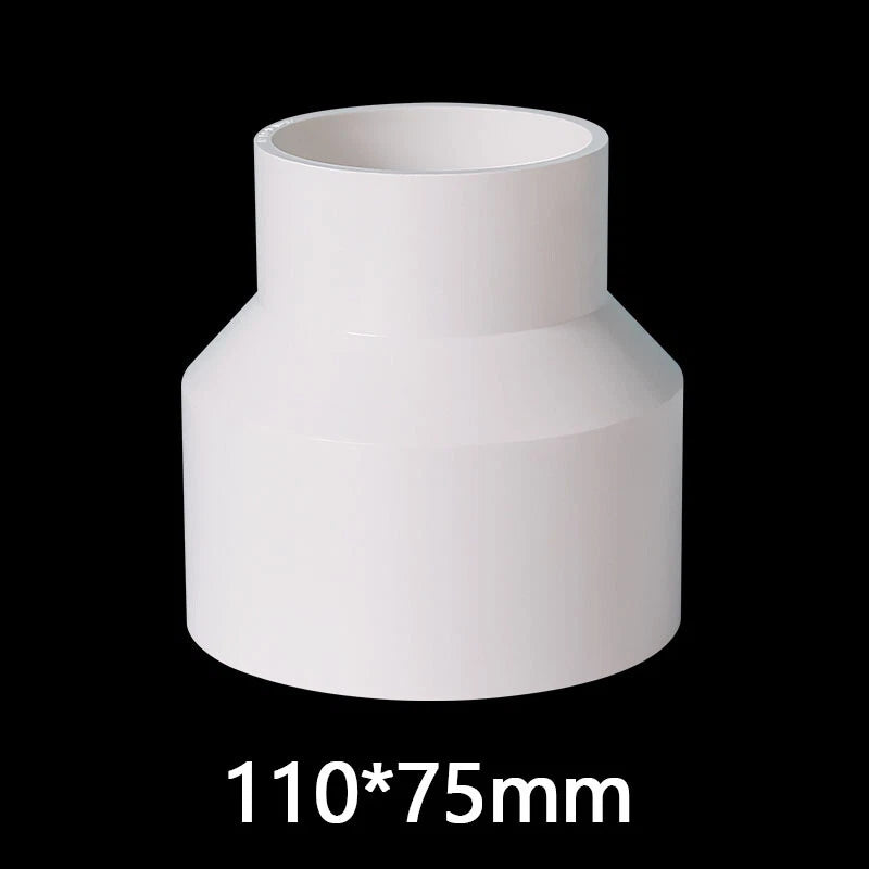 PVC Weiß Reduzierstück Muffe Rohr Fittings Verbinder Klebefittings 20mm~160mm