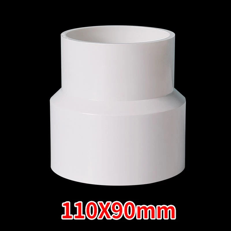 PVC Weiß Reduzierstück Muffe Rohr Fitting Klebefittings Ø25*20mm~Ø160*125mm