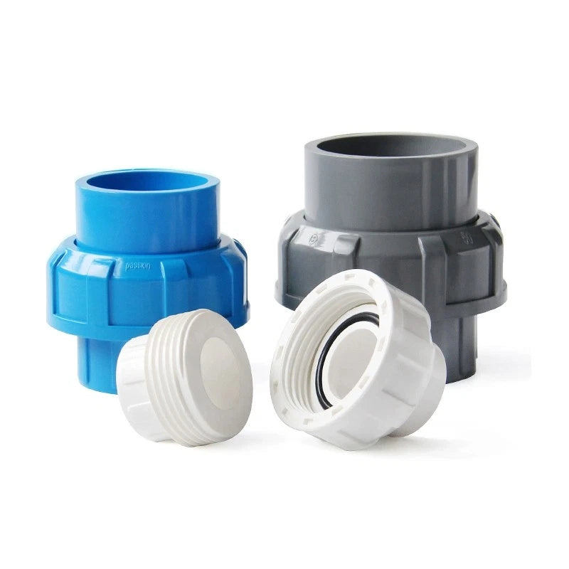 PVC Gerade Verschraubung Rohrverbinder Klebemuffe Fittings DN15-DN40 20-50mm